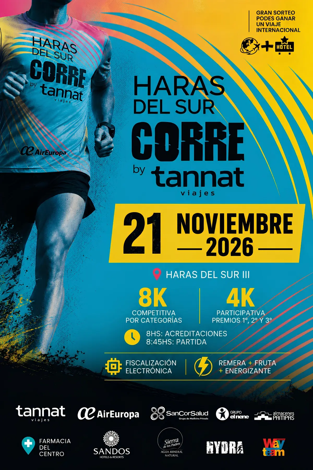 Afiche Haras del Sur Corre by Tannat Viajes
